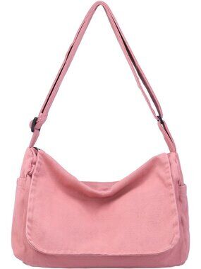 Women's A-blush Pink Zipper Casual Sling Aesthetic Crossbody Shoulder Bag
